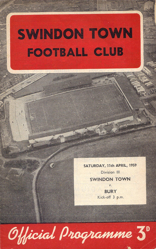 <b>Saturday, April 11, 1959</b><br />vs. Bury (Home)